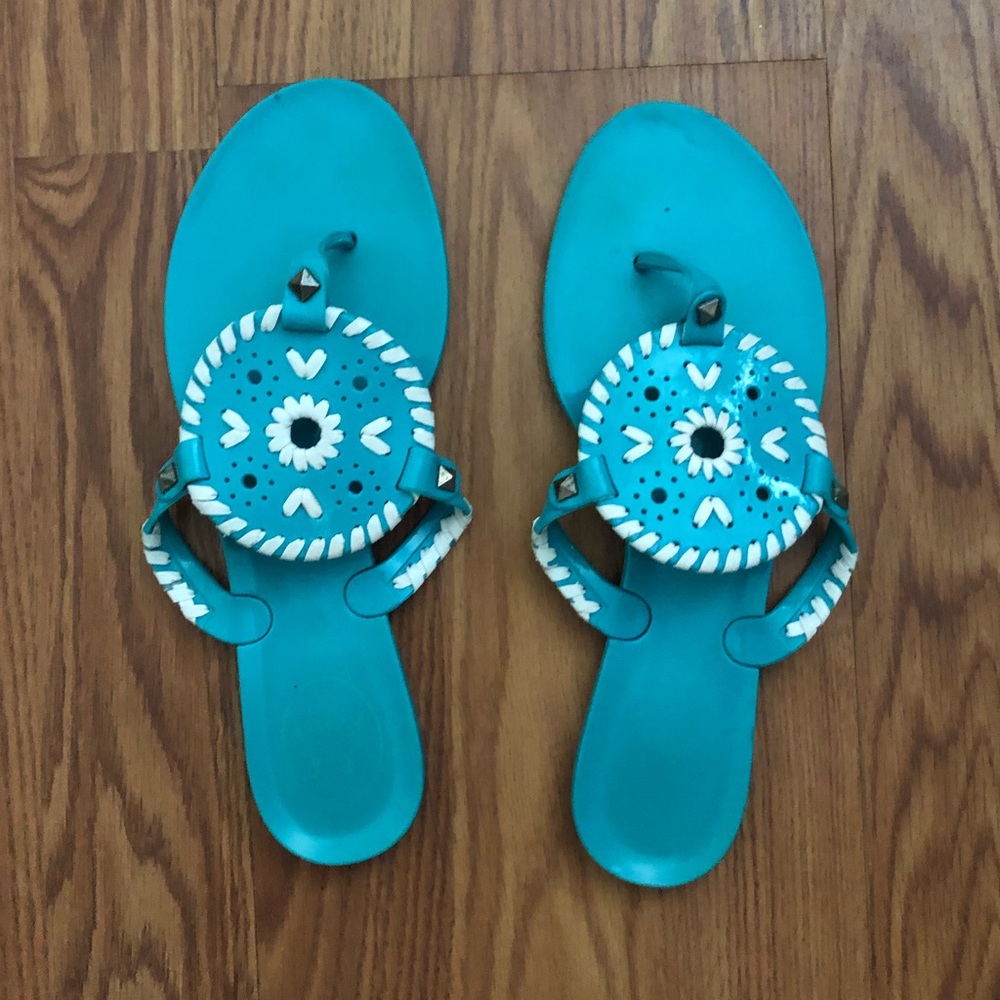 Jack Rogers Jelly flip flops